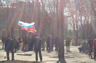 В Харькове напали на евромайдановцев В Харькове напали на евромайдановцев