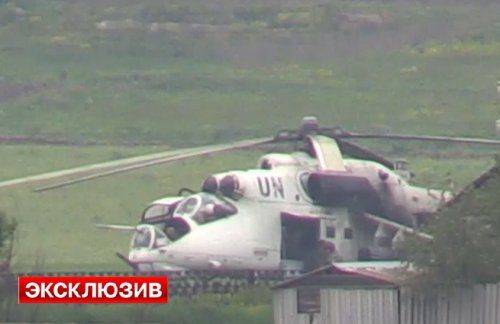 Нацгвардия применила вертолеты с символикой ООН под Краматорском Нацгвардия применила вертолеты с символикой ООН под Краматорском