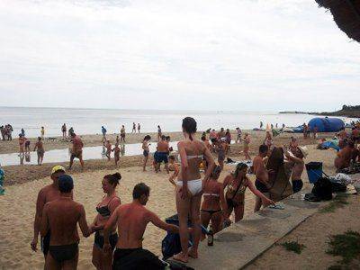 В море у одесской Черноморки произошёл взрыв. Людей смыло с пляжа В море у одесской Черноморки произошёл взрыв. Людей смыло с пляжа