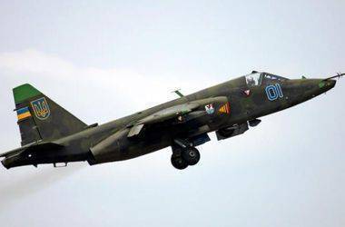 В Донецкой области упал штурмовик Су-25 В Донецкой области упал штурмовик Су-25