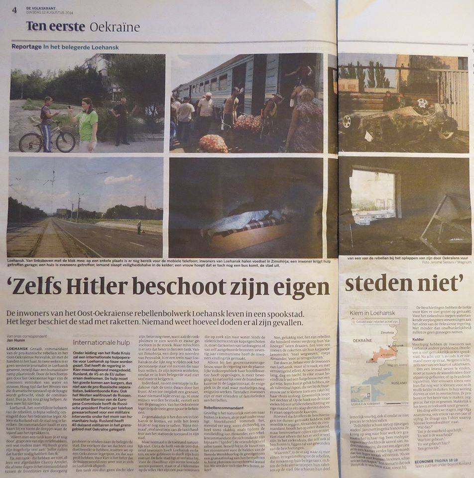  "De Volkskrant":      !