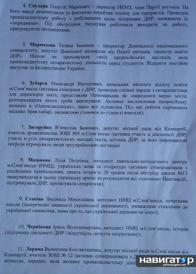 В Киеве презентовали «расстрельные» списки «пророссийской сволочи» В Киеве презентовали «расстрельные» списки «пророссийской сволочи»