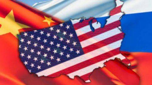 Россия + Китай — США Россия + Китай — США