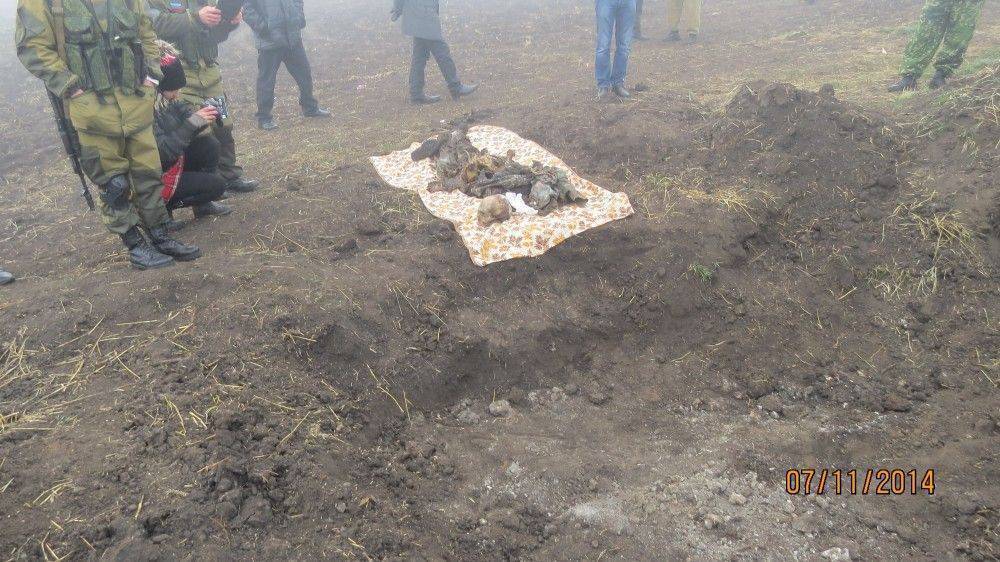 Эксгумация жертв украинского нацизма под Бирюково (18+) Эксгумация жертв украинского нацизма под Бирюково (18+)