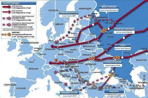 О газовой битве Европы с географией О газовой битве Европы с географией