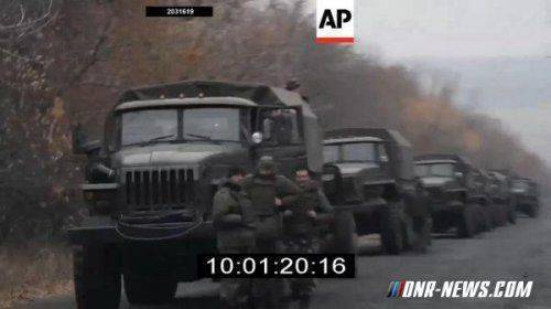 ДНР: замеченная ОБСЕ колонна техники принадлежит ополчению ДНР: замеченная ОБСЕ колонна техники принадлежит ополчению