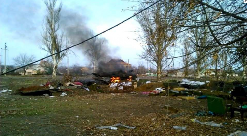 Пески: на позициях «Правого сектора» армией ДНР уничтожен БМП-2  Пески: на позициях «Правого сектора» армией ДНР уничтожен БМП-2