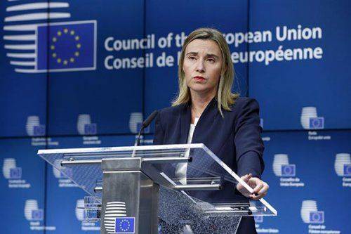 Слова Могерини назвали ошибкой перевода Слова Могерини назвали ошибкой перевода