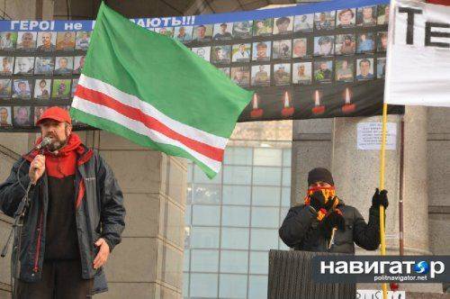 Акция чеченских сепаратистов на Майдане: Станцуем лезгинку и гопак на развалинах империи Акция чеченских сепаратистов на Майдане: Станцуем лезгинку и гопак на развалинах империи