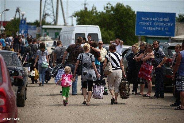Беженцы с Украины «евроинтегрируются».