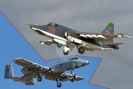 Су-25 «Грач» против А-10 Thunderbolt: схватка штурмовиков Су-25 «Грач» против А-10 Thunderbolt: схватка штурмовиков