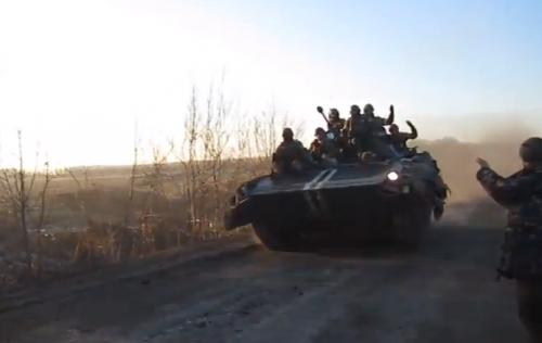 Пьяный водитель БМП ВСУ свалился в кювет вместе с бойцами Пьяный водитель БМП ВСУ свалился в кювет вместе с бойцами