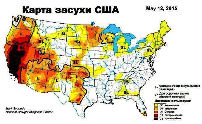США «высыхают» процесс необратим США «высыхают» процесс необратим