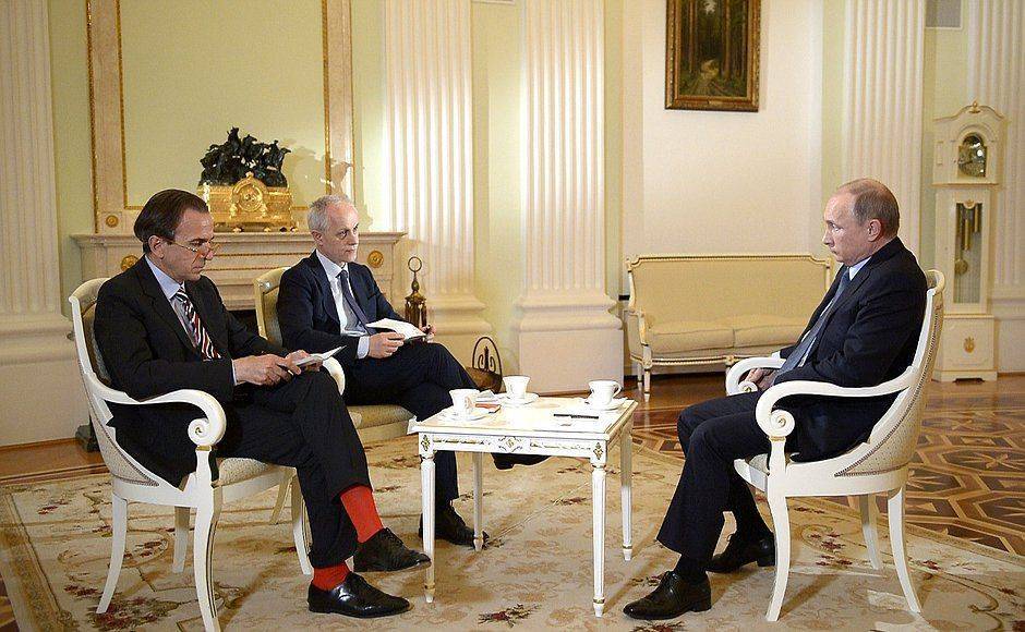 Интервью итальянской газете Il Corriere della Sera Интервью итальянской газете Il Corriere della Sera