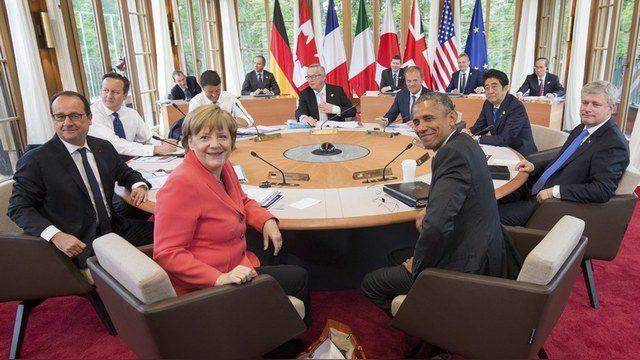 Сатира от Welt: За аресты в ФИФА Москва «повязала» всех лидеров G7 Сатира от Welt: За аресты в ФИФА Москва «повязала» всех лидеров G7