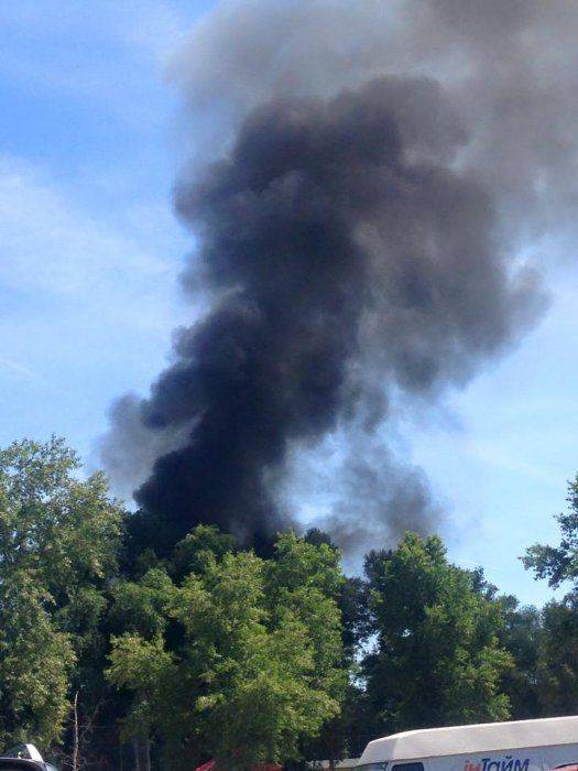 В Киеве новый пожар: горит Труханов остров В Киеве новый пожар: горит Труханов остров