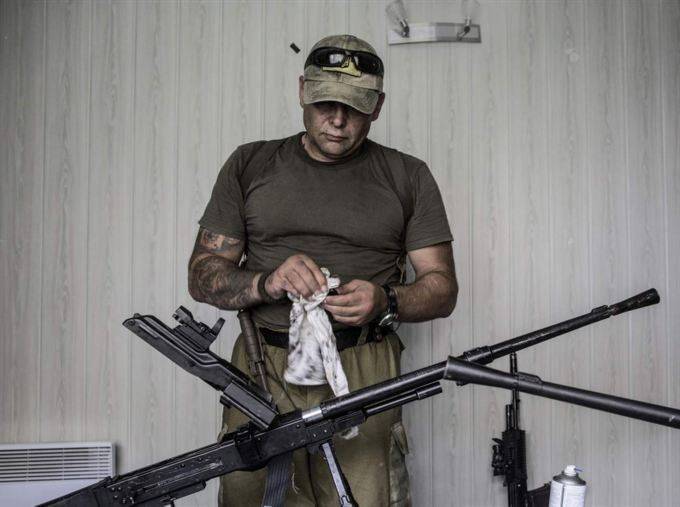 Чеченцы на Украине: "Мы здесь, чтобы воевать с Россией" Чеченцы на Украине: "Мы здесь, чтобы воевать с Россией"