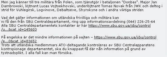 Шведские военные подтвердили участие ЕС и НАТО в боевых действиях на востоке Украины Шведские военные подтвердили участие ЕС и НАТО в боевых действиях на востоке Украины