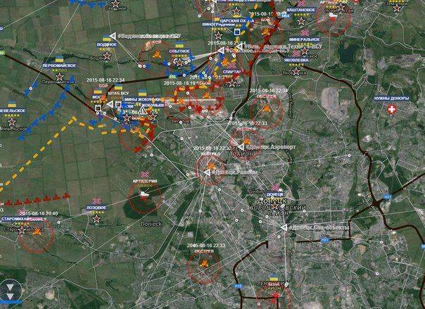 Сводки от ополчения Новороссии 17 августа 2015 Сводки от ополчения Новороссии 17 августа 2015