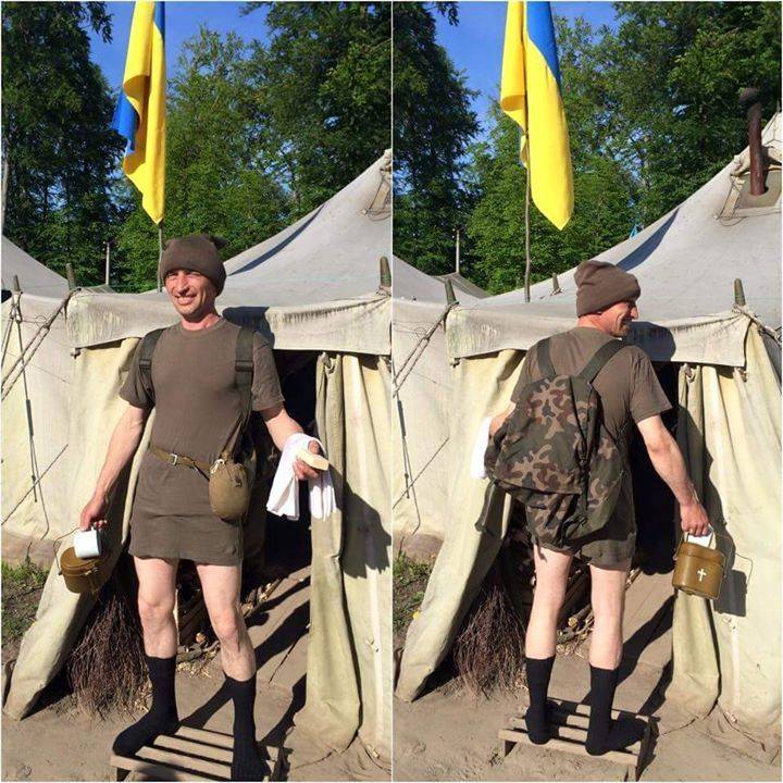 Армия Украины: без порток, но в шляпе