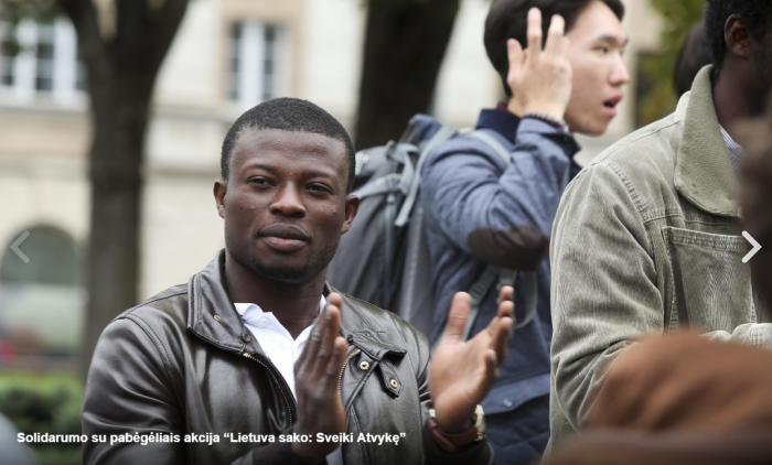 Цветная революция: Литва радостно встречает афроприбалтов Цветная революция: Литва радостно встречает афроприбалтов