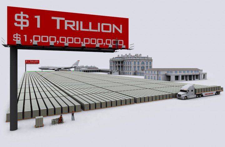 Как выглядят $18 трлн госдолга США Как выглядят $18 трлн госдолга США