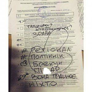 Тихий протест: два миллиона украинцев проголосовали за Путина, Обаму, Махно, Сталина и секс Тихий протест: два миллиона украинцев проголосовали за Путина, Обаму, Махно, Сталина и секс