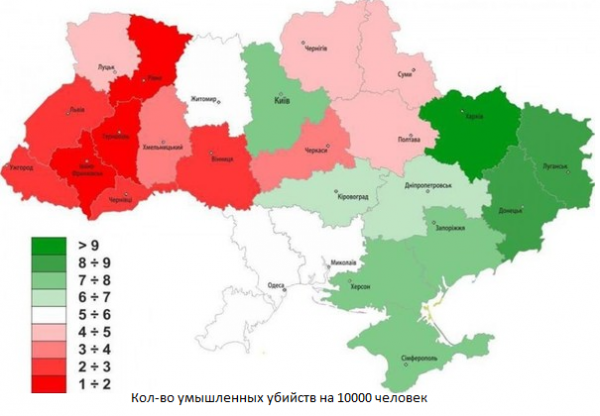 На Востоке - интеллект, на Западенщине - швабра. Доказано статистикой  На Востоке - интеллект, на Западенщине - швабра. Доказано статистикой