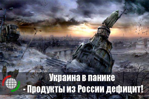 Украина в панике - Продукты из России дефицит!  Украина в панике - Продукты из России дефицит!