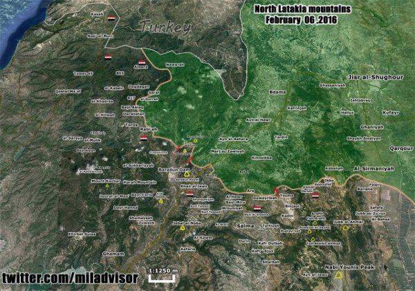 Сводка событий в Сирии за 6 февраля 2016 года Сводка событий в Сирии за 6 февраля 2016 года