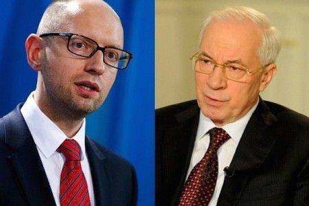 Николай Азаров: Предлагаю Яценюку пари Николай Азаров: Предлагаю Яценюку пари