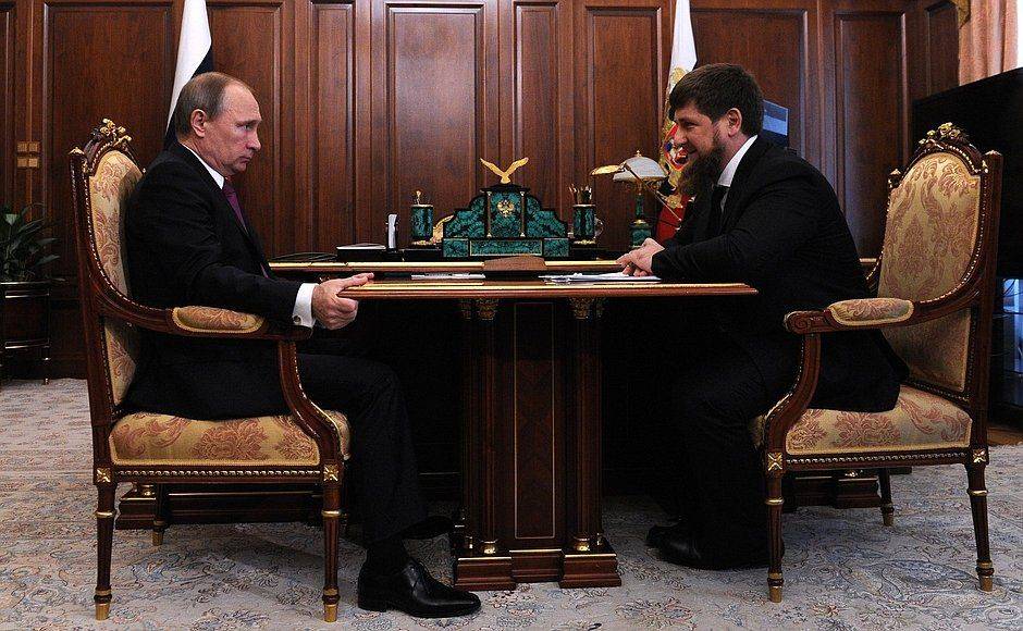 Встреча с главой Чечни Рамзаном Кадыровым Встреча с главой Чечни Рамзаном Кадыровым