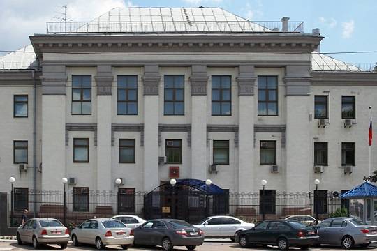 У российского посольства в Киеве «отжали» землю У российского посольства в Киеве «отжали» землю