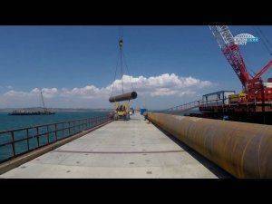 Крымский мост за 60 секунд: опубликовано новое видео со стройки