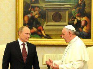 На этот раз намёк будет касательно ситуации в Сирии? Владимир Путин изъявил желание встретиться с папой Римским