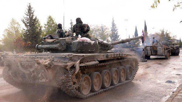 Горящий Т-90 в районе Ханассера Горящий Т-90 в районе Ханассера