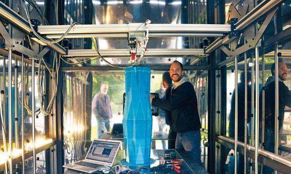 В Подмосковье построили жилой дом с помощью гигантского 3D-принтера В Подмосковье построили жилой дом с помощью гигантского 3D-принтера