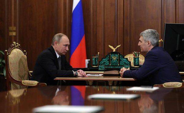 Президент РФ Владимир Путин назначил врио главы Карелии