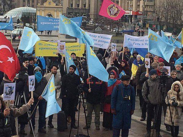 Киев: Марш вялых «деоккупантов» Крыма Киев: Марш вялых «деоккупантов» Крыма