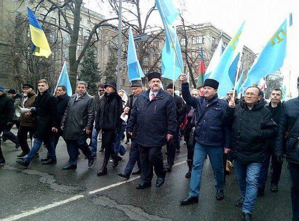 Киев: Марш вялых «деоккупантов» Крыма Киев: Марш вялых «деоккупантов» Крыма