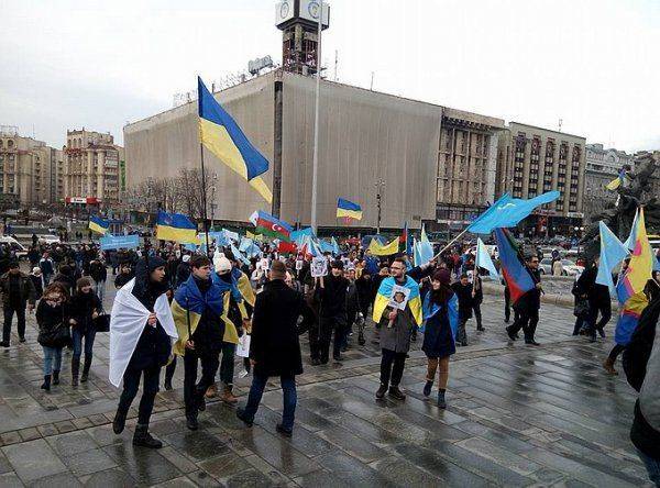 Киев: Марш вялых «деоккупантов» Крыма Киев: Марш вялых «деоккупантов» Крыма