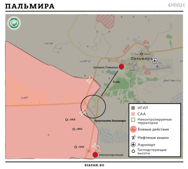 Международные СМИ поспешили с новостями про освобождение цитадели Пальмиры Международные СМИ поспешили с новостями про освобождение цитадели Пальмиры