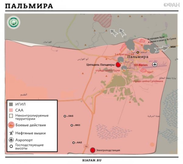 Ответный удар: сирийская армия при поддержке ВКС РФ освободила Пальмиру