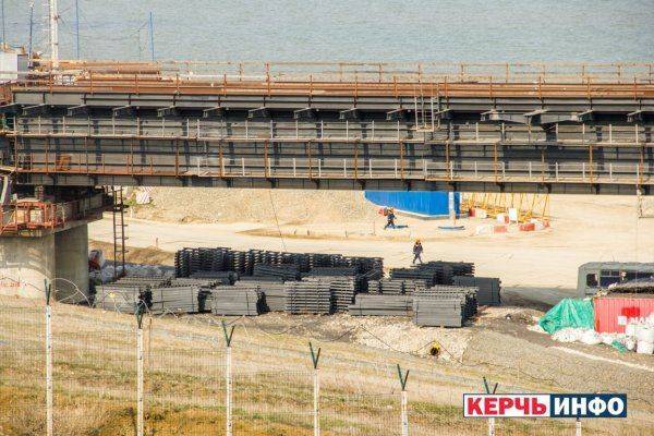 В Сети появились свежие фотографии строительства Керченского моста В Сети появились свежие фотографии строительства Керченского моста