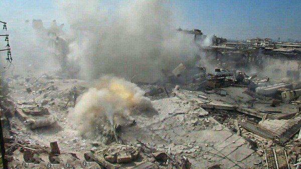 Жестокие городские бои под Дамаском: Армия Сирии освобождает г. Кабун