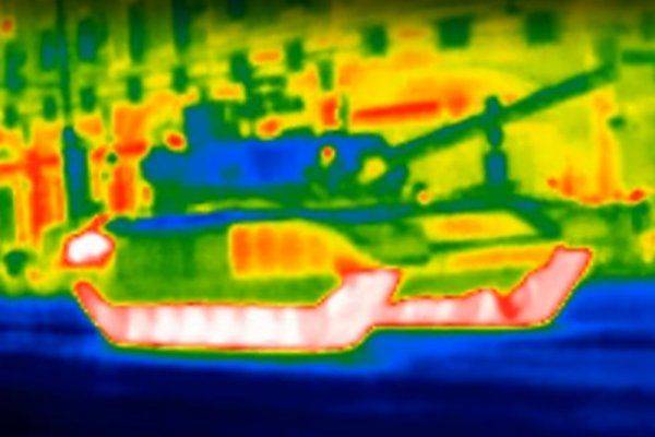 Российскую военную технику сняли в инфракрасном диапазоне