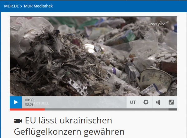 Скандал на немецком ТВ: Евросоюз финансирует украинского олигарха, травящего потребителей радиоактивной курятиной  Скандал на немецком ТВ: Евросоюз финансирует украинского олигарха, травящего потребителей радиоактивной курятиной