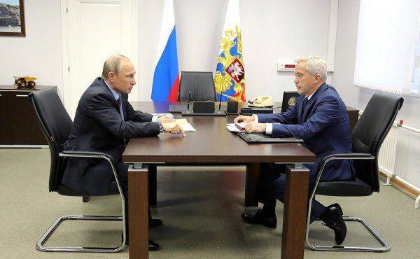 Рабочая встреча с губернатором Белгородской области Евгением Савченко Рабочая встреча с губернатором Белгородской области Евгением Савченко