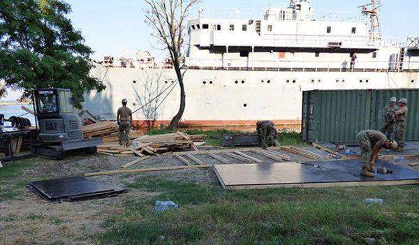 США начали строительство военно-морской базы в Очакове США начали строительство военно-морской базы в Очакове