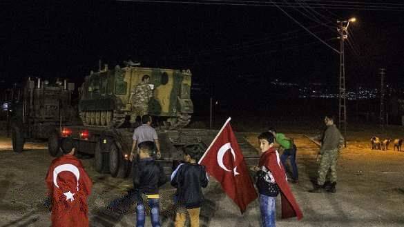 Турция начала военное вторжение в Идлиб,для борьбы с проамериканской коалицией SDF